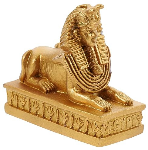 FUNOMOCYA Décor Aquarium Sphinx Résine Ornement pour Terrarium Cachette De Poissons Décoration De Paysage Aquarium