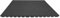 TOPRUBBER Fallschutzplatte 100x100x4 cm Schwarz Gummiplatte Spielplatzmatte