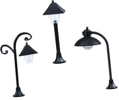 CIYODO 3pezzi Lampada Ornamentale da Giardino Lampioni Stradali per Decorazioni di Paesaggio e Giardinaggio Luce Batteria Design Compatto e Funzionale