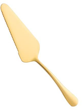 PHENOFICE Edelstahl Kuchenschaufel Mit Wellenschliff Backschaufel Mit Beschichtung Ergonomisch Für Kuchen Und Pizza Langlebiges Backwerkzeug Spülmaschinengeeignet