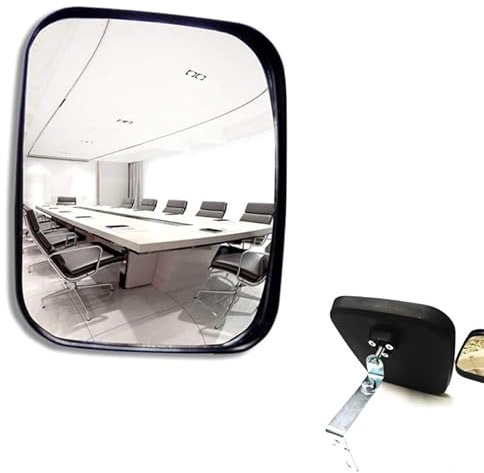 HUOCAI Verkehrsspiegel Weitwinkel Sicherheit Convex Familie Auffahrt Garage Krankenhaus Parkplatz Verkehrssicherheit Single Dot Spiegel, Innen und Außen,16 * 19cm (16 * 19CM)