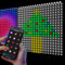 Cortina de luces, DIY Smart LED cortina con mando a distancia/aplicación, dinámica 400 ledes RGB, 2 m x 2 m, cambio de color para Navidad, fiestas festivas, decoración interior y exterior