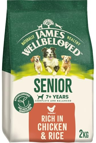 James Wellbeloved Dog Senior Hypoallergenic Dry Food Chicken and Rice 2 kg