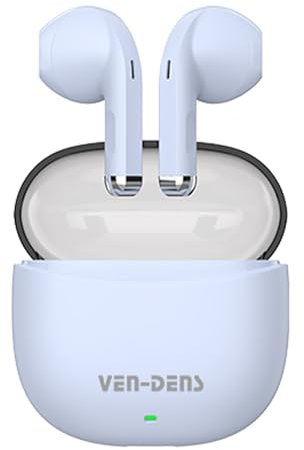 Écouteurs sans fil pour HONOR 200 Smart/200/200 Lite/200 Pro/400 Lite [BT030] Bluetooth 5.4 True Wireless, contrôle tactile, 4 heures de lecture, basses stéréo, casque avec étui de chargement (bleu)