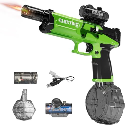ROCKY&CHAO Elektrische Wasserpistole Automatische für Kinder& Erwachsene sehr stark Electric Water Gun