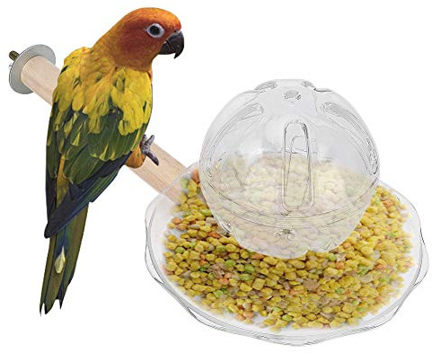 Yctze Pet Birds Toy Foderboll och träningsspö - Bittålig Papegoja Intelligensleksak för Matning och Lek