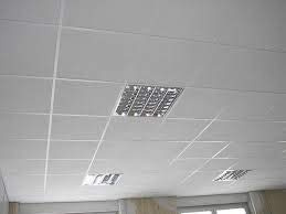Panneau de Faux Plafond Gyquadro 60x60 cm Blanc Lisse de 3,60 m² par Paquet