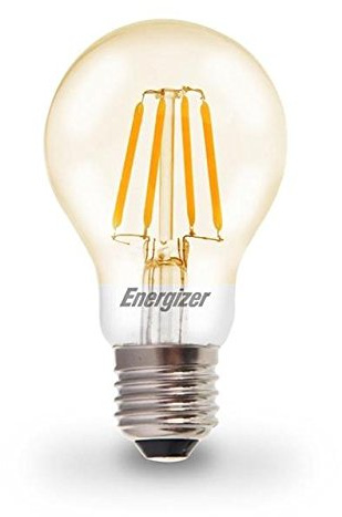 Ampoule LED Energizer avec filament GLS style vintage, BC B22 ES E27, translucide, 4,2 W = 40 W, E27, 4.20W 240.00V