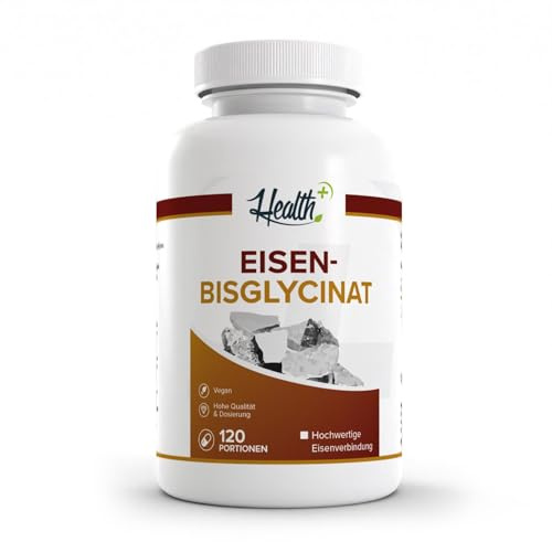 Health+ Eisenbisglycinat - 120 Kapseln