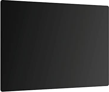 ALLboards Plaque de Protection en Verre Trempé Universel et Multifonction 30x40cm avec Style Noir Sombre, Planche à Découper, Plateau en Verre