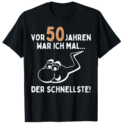 50. Geburtstag Mann Frau 50 Jahre Spruch Lustig Geburtstags T-Shirt