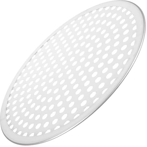 Kichvoe 1pezzi Teglia Per Pizza Alluminio Con Buchi Antiaderente e Resistente Ai Graffi Utensile Da Cucina Per Pizze Fatte Casa e Professionali