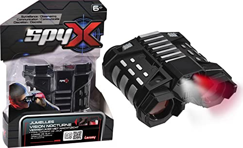 Spy X - Prismáticos Visión Nocturna - Juguete y Accesorios de espía - Panoplia de espía Infantil - A Partir de 6 años - Lansay