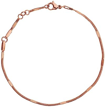 Purelei Kanani Armband (Roségold) – Elegantes, verspieltes Damen Armband – Edelstahl 18K rosévergoldet – Verstellbare Länge 16/17,5/20 cm – Hawaiianisch inspiriert & wasserfest