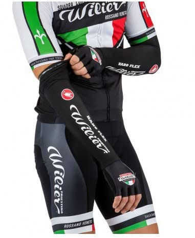 Manicotti ciclismo WILIER in Nanoflex idrorepellente - S
