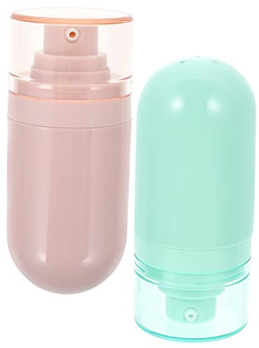 minkissy 2stücke Tragbare Shampoo Sub Flasche Vakuum Emulsion Sub Verpackungsflasche Reisebedarf Kleine Flasche Für Kosmetik Handpflege Duschgel Flüssigseife