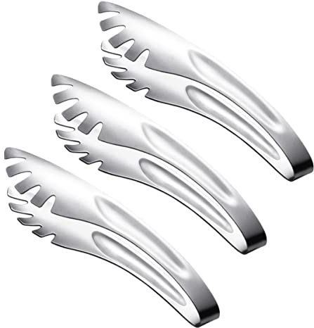 ABOOFAN Lot De 3 Pinces À Salade En Acier Inoxydable Pour Servir Des Spaghettis Lors D'une Fête