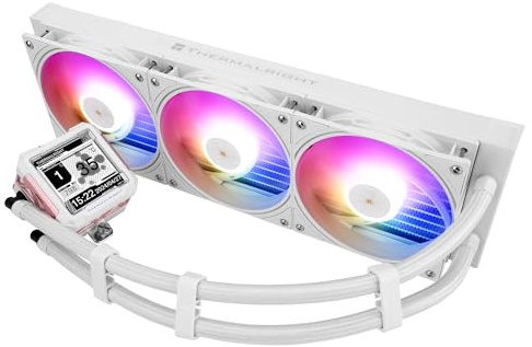 TR FW PRO 360 ARGB MEW CPU AIO Cooler,IPS LCD Display mit 320 x 320 Auflösung, für AM5 und Intel 1700/1851, Leistungsstarke 360 Specs wassergekühlt mit abnehmbarem 2,73-Zoll-Display
