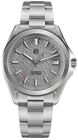 San Martin Fashion Sport Herrenuhren, 39 mm, NH35, automatisch, mechanisch, wasserdicht, Stahl, Taucheruhr, V 3, Modern