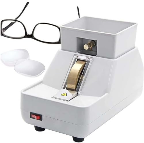 Canteadora Manual de Lentes ópticas, fresadora Manual, rectificadora y fresadora para Lentes de Gafas, Ranuras Gruesas, Finas y en Forma de V.