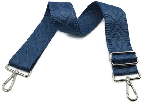 Angtex Taschengurt Schultergurt zum Wechseln für Damen-Handtaschen, verstellbar, 5 cm breit (Marineblau)
