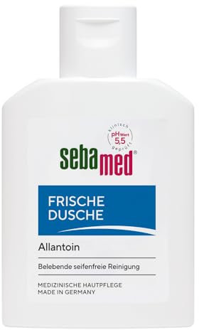 Sebamed Doccia fresca da 50 ml, in pratica misura da viaggio, gel doccia per pelli sensibili e danneggiate, sensazione di freschezza di lunga durata, idrata la pelle