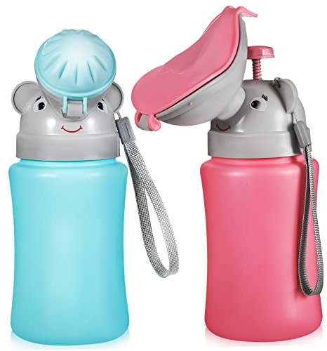 UPKOCH 2piezas Urinario De Coche Para Pequeños Orinal Portátil Inodoro De Emergencia Para Viajes Coche y Parque Unidades