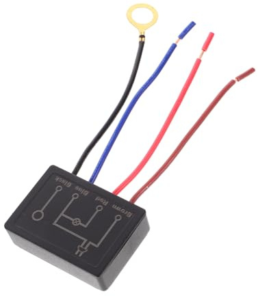 HOLIDYOYO Dimmer Touch Sensor Switch for Table Lamp Replacement Abs Material Control Module with Adjustable Brightness for LED Lighting Practical Touch Induction Dimmer for Household Use