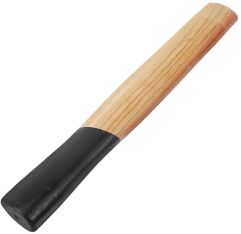 Zerodeko Wooden Hammer Handle Anti-Slip Wear-Resistant Replacement Handle for Square Head Hammer and Hatchet Outdoor Use