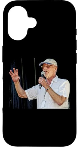 Hülle für iPhone 16 Bob Harris Radio DJ Old Grey Whistle Test von Dick Barnatt
