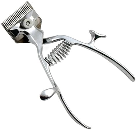 Tondeuse manuelle ultra silencieuse pour chiens et chats (argent)