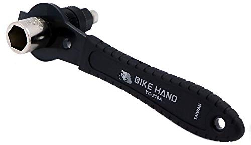 BIKE HAND Bikehand Fahrrad-Kurbelabzieher, Entferner für quadratische Gewinde-Kegelkurbelgarnituren – einfaches Werkzeug zum Entfernen von Fahrradkurbelarmen