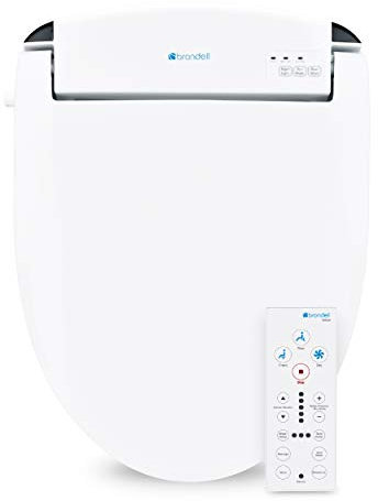 BIDET BRONDELL Round Swash SE600 Heated Toilet Seat Remote Control Nightlight Hygiene Jet Wash