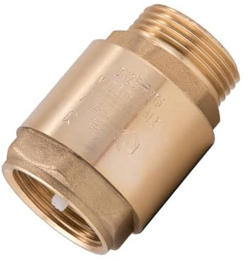 WITTKOWARE 006 020 000 | G 3/4 F - G 3/4 M Messing Rückschlagventil, IG/AG, DN20 (¾, ca. 20 mm)