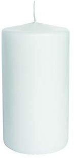 Set da 12 Ceri - Colore Bianco - Linea Risthò - diametro 4 cm altezza 10 cm - Durata 35 ore - Cereria di Giorgio