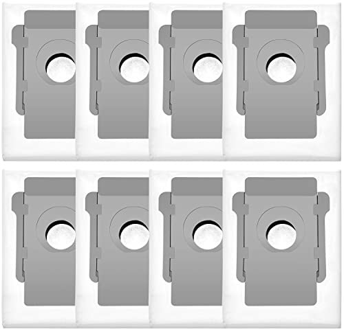 Artraise 8 Stück Staubsaugerbeutel für iRobot Roomba i7 i7+ / i7 Plus E5 E6 E7 Staubsauger, Staubbeutel Ersatzkit Zubehör für iRobot Roomba i7 Staubsauger Ersatzteil