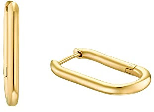 s.Oliver Ohrringe 925 Sterling Silber/Edelstahl Damen, Ohrschmuck, Kommt in Schmuck Geschenk Box