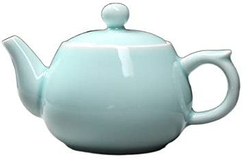 ZLASS Tetera Portatil 27 0 ml Celadon Tapot Filtro esférico Hecho a Mano Juego de té de té Delicado y Duradero Juego de té Regal de té Teteras para te (Color : E)