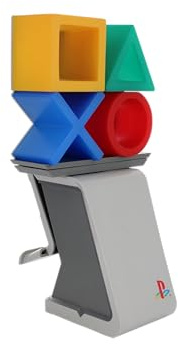 Cableguys Ikon Charging Stand - Playstation Heritage Gaming Accessories Holder & Phone Holder for Most Controllers (Xbox, Play Station, Nintendo Switch) & Phone