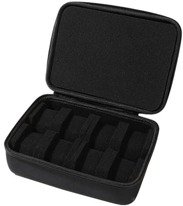 Oshhni Estuche de Transporte Caja de Almacenamiento de Reloj con 8 Ranuras para Relojes Inteligentes Relojes Digitales