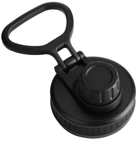 Tapa de repuesto para botella de agua, de cuello ancho, tapa de repuesto a prueba de fugas, tapas de botella de agua a prueba de fugas, mango de anillo grande antideslizante, accesorios para botellas