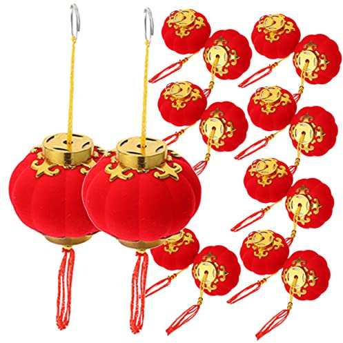 Gadpiparty 16stücke Rote Traditionelle Chinesische Neujahrs Party Dekoration Klein Leicht Hängend Für Balkon Garten Innenraum Ausstattung Ornament Mit Guten