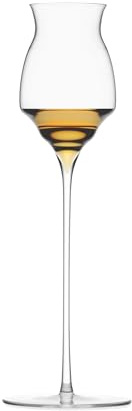 Josephinenhütte® JOSEPHINE N°10 Edelbrandgläser [DAS GLAS FÜR GENIESSER] - handgefertigt & mundgeblasen - 1er Set für Edelbrände, Tequila & Mezcal – ikonisches Design