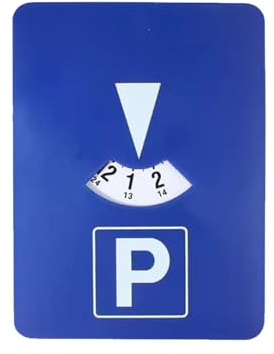 THINCAN Elektronische Plastikparkkarte Timer Digitaler Parkuhr Autos Zubehör Temporäre Parkerlaubnis