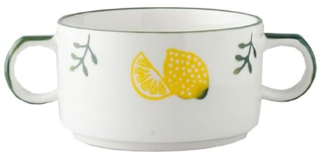 Olla para sopa, cuencos para pasta, cuencos de cerámica con asas dobles, cuenco para servir sopa, cuenco para cereales, olla para estofado, cuenco para sopa de cebolla francesa, cuenco para