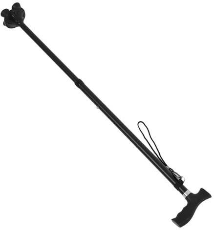 SAFIGLE 1 Bastón Plegable Ajustable con Puntas para Personas Mayores - Bastón portátil de aleación de Aluminio, Plegable y de Apoyo para Hombres o Mujeres Mayores