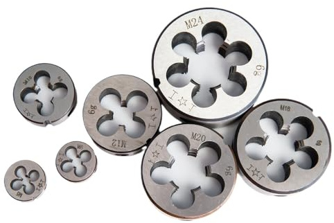 Matrices de roscado redondas, Terraja redonda izquierda for roscas métricas de M2 ​​a M52 (paquete 1)(M16 x 2.0 (Outside Ø38mm))