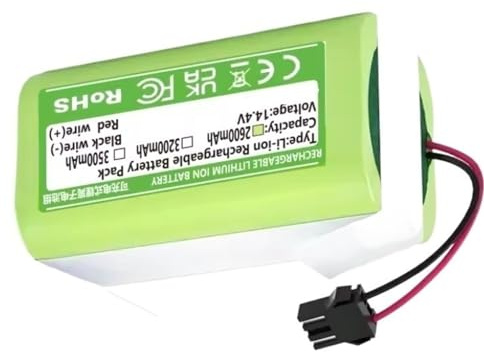 Batería De 14,4 V For Robot Aspirador, Compatible Con Los Modelos Conga, Excellence 3500, 950, 1090, 1790 Y 990, Y Con Los Modelos Deebot N79S Y N79.(2600)