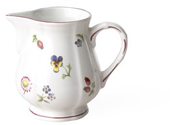 Villeroy & Boch Petite Fleur Lechera Baja para 6 Personas de 0.25 L, Porcelana, Multicolor, 10x10x15 cm