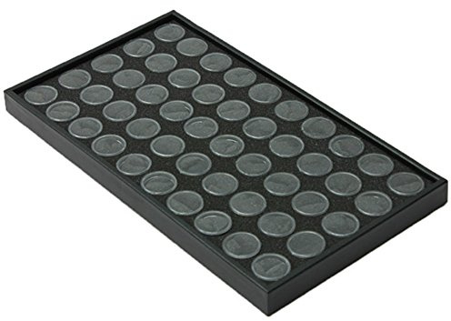 50 Edelsteinbehälter, für Nagelkunst, leer, Glitzerstaub, Schmuck, Schmuckkästchen, stapelbar, Schmucktablett
